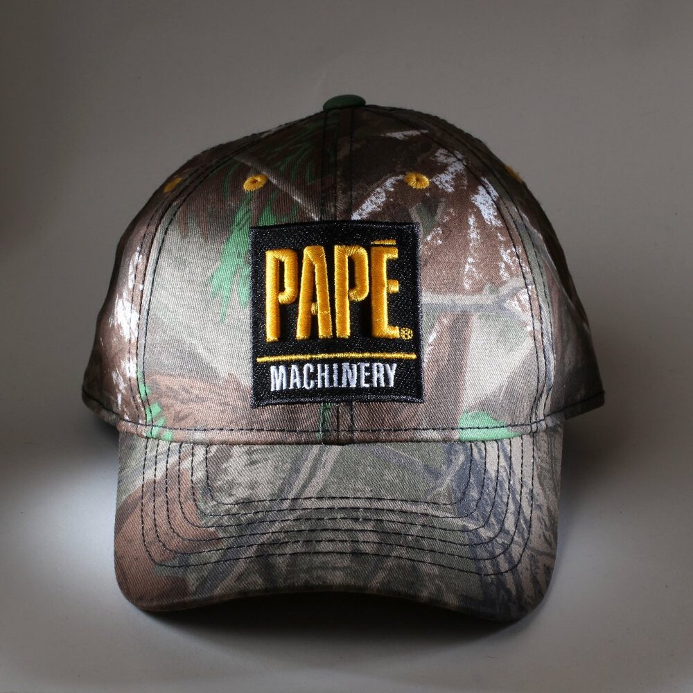 Pape Machinery Hat Men One Size Camouflage Cap